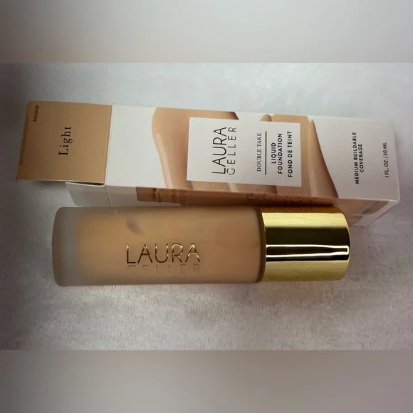 Laura Geller NIB Double Take Liquid Foundation Makeup - Color - Light - Picture 6 of 8